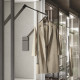 Penderie rabattable pour armoire Sway,  Acier, Aluminium et Plastique, Peint en titane, dimension au choix 