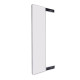 Miroir extractible pour armoires et dressings Quartz, pivotant à 180°, 1.000x300mm, Aluminium, verre et acier, Titane 