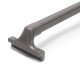 Lot de 7 tringles à pantalon pour armoires et dressings Quartz, Plastique et Aluminium, Titane 