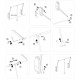 Penderie rabattable pour armoire Hang mural - module 600-830 
