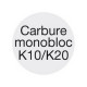 Fraise longue, 3 dents, 45°, en carbure monobloc, recouverte de TiAIN, Ø d1 - h10 : 4,0 mm, Long. totale l1 57 mm, Long. coupe l2 8 mm 