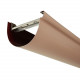Gouttière aluminium demi-ronde 2 mètres développé 270 Beige-Rose