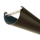 Gouttière aluminium demi-ronde 2 mètres développé 270 Bronze