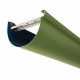 Gouttière aluminium demi-ronde 2 mètres développé 270 Vert-Reseda