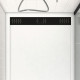 Grille linéaire en aluminium 69.5x11x0.2cm pour receveur - GRID LINE - MOON Aurlane - Couleur au choix Noir mat