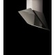 Cata & can roca hotte décorative inclinée dalia black 90cm noire 