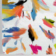 Papier peint abstrait coups de pinceau - PENNELLATE++ 