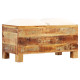 Banc de rangement bois massif recyclé 80 x 40 x 40 cm 