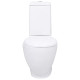 Toilette en céramique Écoulement d'eau à l'arrière - Couleur au choix Blanc