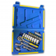 Kinzo KINZO Ensemble de clés cliquet avec embouts 21 pcs 
