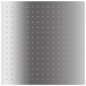 Tête de douche plongeante carrée en acier inoxydable 40x40 cm 