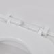 vidaXL Cuvette WC suspendue en céramique Blanche avec réservoir caché 