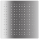vidaXL Tête de douche plongeante carrée en acier inoxydable 25x25 cm 