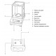 Balance d'analyse avec programme d'ajustage interne abj-nm, portée max. 82 g lecture 0,1 mg Abj 80-4nm 
