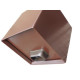 Boite à eau alu 250x250x250 - RAL 8017 Brun Chocolat 