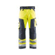 Pantalon artisan haute-visibilité coloris choix  15661811 jaune fluo-gris moyen 