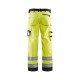 Pantalon artisan haute-visibilité coloris choix  15661811 jaune fluo-noir
