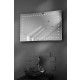 Miroir de salle de bain de rasage, système audio bluetooth et capteurs k171aud 
