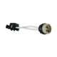 Kit spot led gu10 6 watt (eq. 60 watt) céramique - support blanc - couleur - blanc chaud 3000°k, support - carré orientable 84mm 
