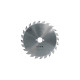 Lame carbure pour portative D. 165 x Al. 20 mm - x 24 dents alt. pour bois - LEMAN - 964.165.2024 