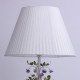 Lampadaire blanc flora 1 ampoule 160 cm 