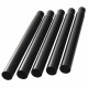 Lampadaire solaire noir sur pied 4 leds 