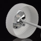 Lampe de table blanche megapolis 3 ampoules 35 cm 