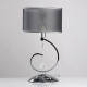 Lampe de table chromée elegance 1 ampoule 40 cm 
