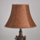 Lampe de table marron country 1 ampoule 65 cm 