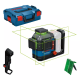 Laser lignes 3 plans GLL 18V-120-33 CG Professional avec cible laser dans L-BOXX 136 - BOSCH - 601065101 