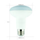 Ampoule led R80 E27 9 watt (eq. 60 watt) - Couleur eclairage - Blanc chaud 3000°K 