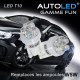 Pack p51 4 ampoules led / t10 (w5w) 6 leds + navette c5w 36mm 3 leds autoled® 