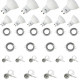 Lot de 10 kits spot led gu10 5 watt (eq. 50 watt) - Couleur et support au choix Gris