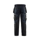 Pantalon artisan stretch coloris  15991343 marine fonce-noir 