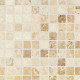 Mosaïque travertin golden walnut - tarif à la plaque de 0,09m² 