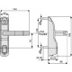 Module extérieur a trou de cylindre 