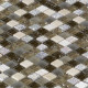 Mosaïque marbre et verre carrée Color - tarif à la plaque de 0,09m² - Couleur au choix Argent-Beige-Brun