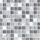 Mosaïque marbre et verre carrée Color - tarif à la plaque de 0,09m² - Couleur au choix 