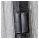 Moustiquaire magnétique pour porte - noir 