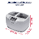 Bpac nettoyeur ultrason 2,5 litres 70watts domestique pour la maison 