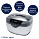 Bpac nettoyeur ultrason 2,5 litres 120 watts domestique 