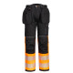 Pantalon de travail holster haute visibilité de classe 1 pw3 - Couleur et Taille au choix Orange-Noir