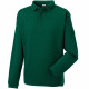 Sweat-shirt de travail col polo russell - Coloris et taille au choix Vert-foncé