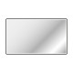 Miroir led salle de bain et contour noir - 100x70cm - go black led Aurlane - MIR064 