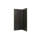 Pack 2 panneaux muraux pierre adoise 90x210 cm + profilés finition et angle chrome Aurlane - PACP308 