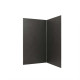 Pack 2 panneaux muraux pierre adoise 120+90x210 cm + profilés finition et angle chrome Aurlane - PACP309 