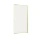 Pare baignoire rabattable 80x140cm - profilé or doré brossé - verre trempé ondulé 5mm Aurlane - FAC1038 