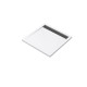 Receveur en acrylique blanc 90x90x4 cm + grilles linéaires chrome et gun metal - whiteness ii Aurlane - PACR178 