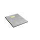 Pack receveur gris effet pierre 70x90 cm et grille décor perforée or doré brossé - rock 2 Aurlane - PACR214 