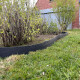 Pack bordure de jardin flexible jardinex 20 m + 20 piquets - noir 